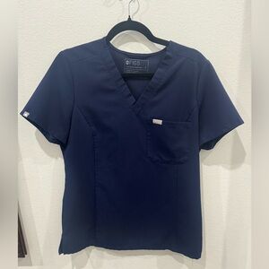 Figs Caterina Slim One Pocket Scrub Top Size Medium
